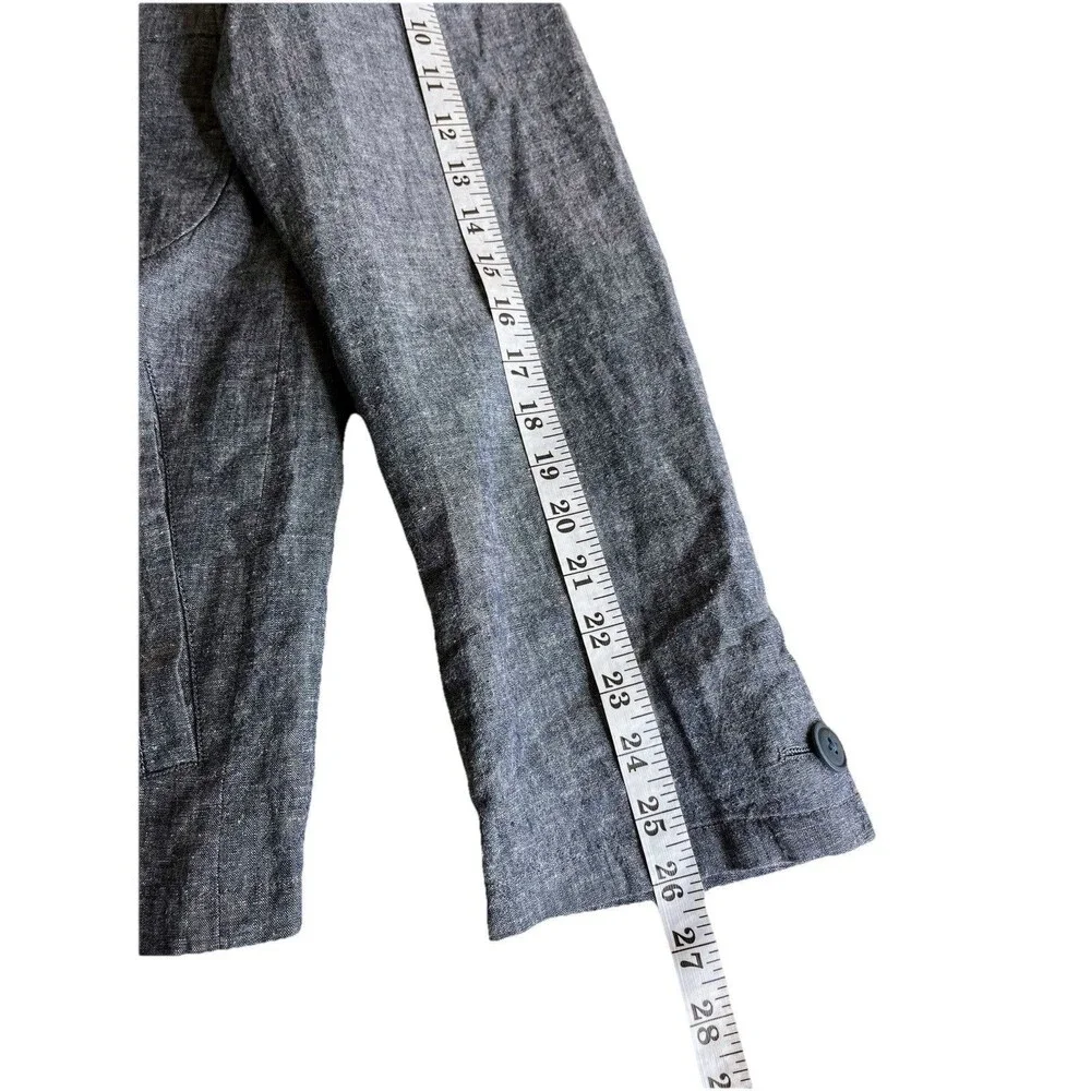 Jack Threads Sport Coat Mens 40R Gray Linen Cotton Blend Working Cuffs